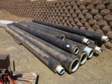 Lot Of Assorted Size Plastic Insulated Pipe,