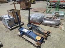 Lot Of (2) 10-Ton Hydraulic Floor Jacks