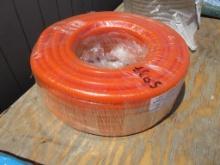 New Unused 3/4" ID 1" OD x 164' PVC Orange Tubing