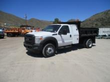 2012 Ford F550 SD XL S/A Dump Truck,