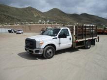 2013 Ford F350 XL SD Flatbed/Stakebed Truck,