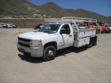 2007 Chevrolet 3500HD Flatbed Utility Truck,