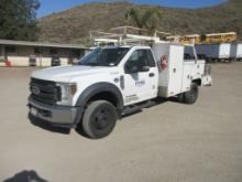 2018 Ford F550 SD XL Utility Truck,