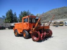 1992 Stewart & Stevenson Rotary Snow Plow Machine,