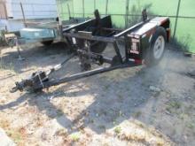1980 Hogg & Davis P-120 S/A Cable Reel Trailer,