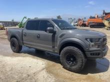 2018 Ford Raptor Crew-Cab Pickup Truck,