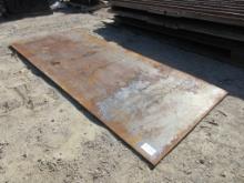 Lot Of 4' x 10' x 1/2" Steel Trench Plate