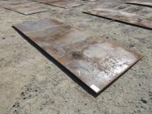 Lot Of 4' x 10' x 1/2" Steel Trench Plate