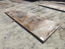 Lot Of 4' x 10' x 1/2" Steel Trench Plate