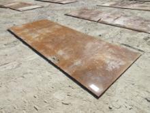 Lot Of 4' x 10' x 1/2" Steel Trench Plate