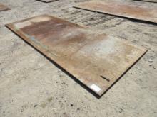 Lot Of 4' x 10' x 1/2" Steel Trench Plate