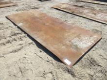 Lot Of 4' x 10' x 1/2" Steel Trench Plate