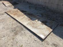 Lot Of 3' x 10' x 1/2" Steel Trench Plate
