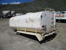 Lot Of 4,000 Gallon Water Tank Truck Body