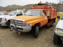 2001 Dodge Ram 3500 Debris Dump Truck,