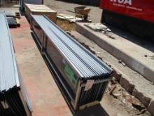 New Unused 17.7" x 12' Metal Roof Panels,