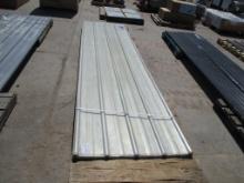 New Unused 35" x 12' Poly Carbonate Roof Panels,