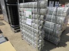 New Unused 4' x 100' Steel Field Fence Roll,