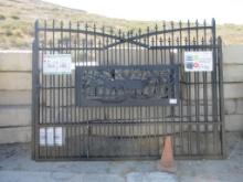 New Unused 7' x 20' Bi-Parting Driveway Gate,