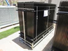 New Unused 10' x 7' Wrought Iron Site Fencing,