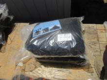 New Unused Black Outdoor Patio Fabric Screens,