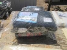 (2) New Unused Black Patio Fabric Screens,