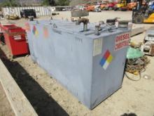 Steel 130' x 5' x 46" Above Ground Storage Tank,