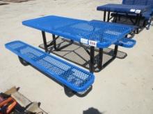 Rubber Coated Metal Picnic Table