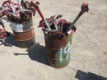 Lot Of Assorted Size Greenlee Pipe Benders,