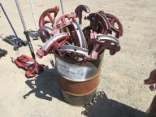 Lot Of Assorted Size Greenlee Pipe Benders,