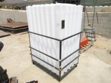2017 ULC Poly Storage Tank In Metal Cage,