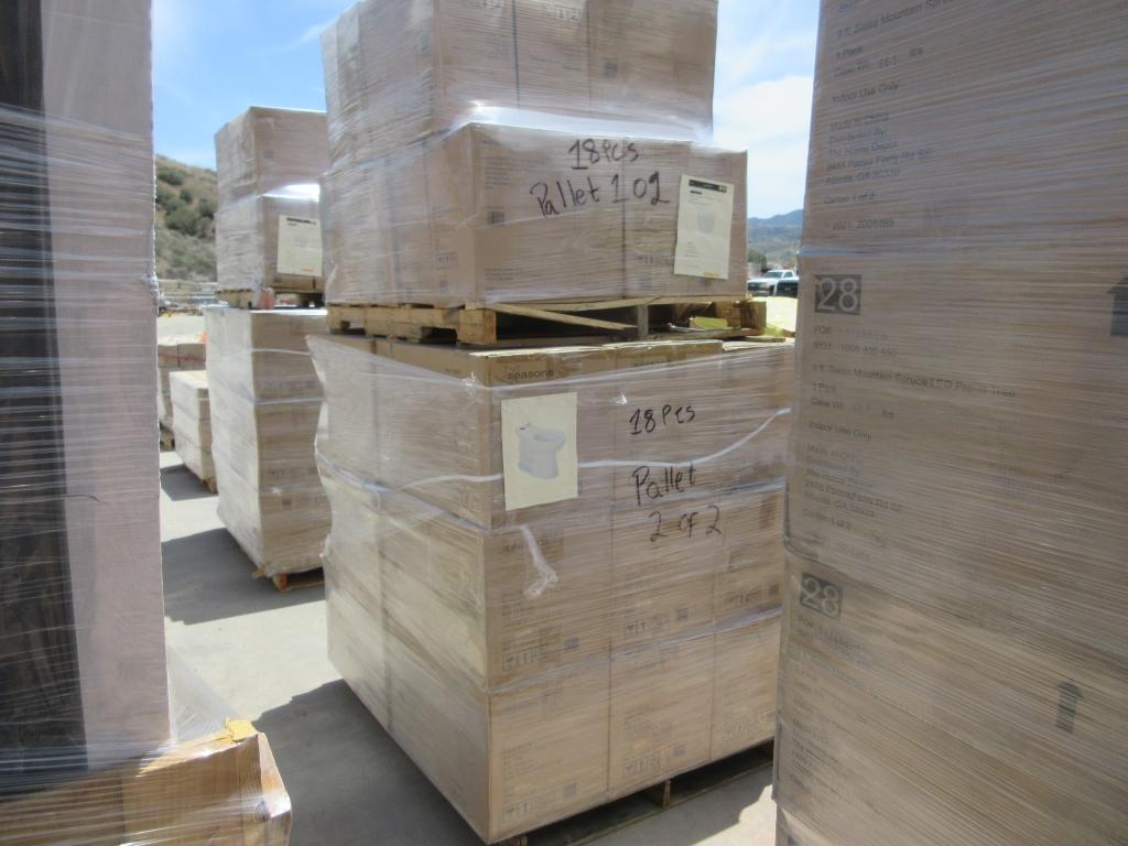 (2) Pallets Of Seasons Round Bowl Toilets W/Tanks,