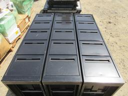 Lot Of Metal 5-Drawer File Cabinets,