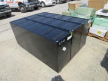 Lot Of Metal 5-Crawer File Cabinets,