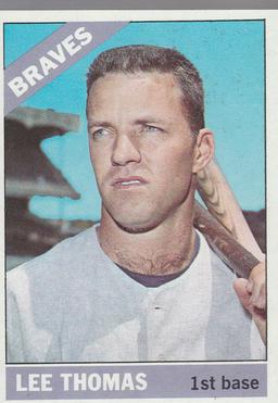 LEE THOMAS 1966 TOPPS CARD #408