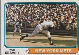 TOM SEAVER 1974 TOPPS CARD #80