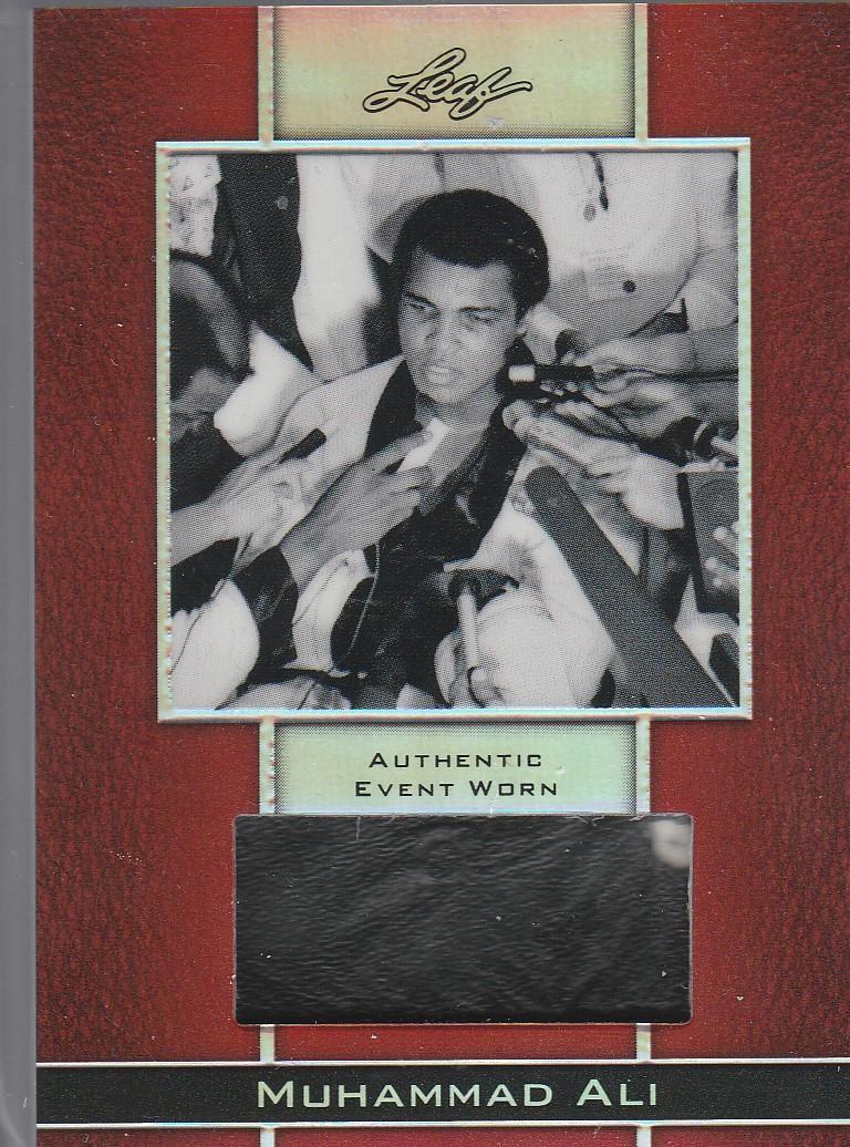 MUHAMMAD ALI 2011 LEAF EVENT WORN MATERIAL CARD