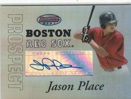 JASON PLACE 2007 BOWMAN'S BEST PROSPECT AUTOGRAPH CARD