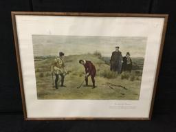 1962 Sportsman Gallery "The Sabbath Breakers" print by John Charles Dolman, 1896