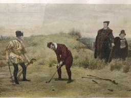 1962 Sportsman Gallery "The Sabbath Breakers" print by John Charles Dolman, 1896