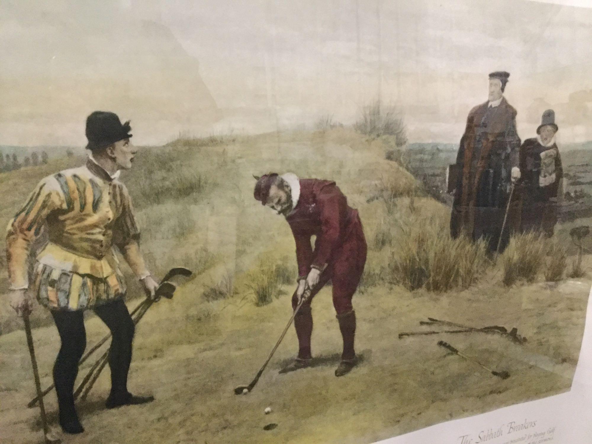 1962 Sportsman Gallery "The Sabbath Breakers" print by John Charles Dolman, 1896