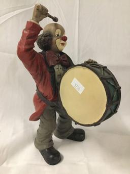 Set of 5 clown musician figures by Gilde Clowns Handwerk, Made in Germany,