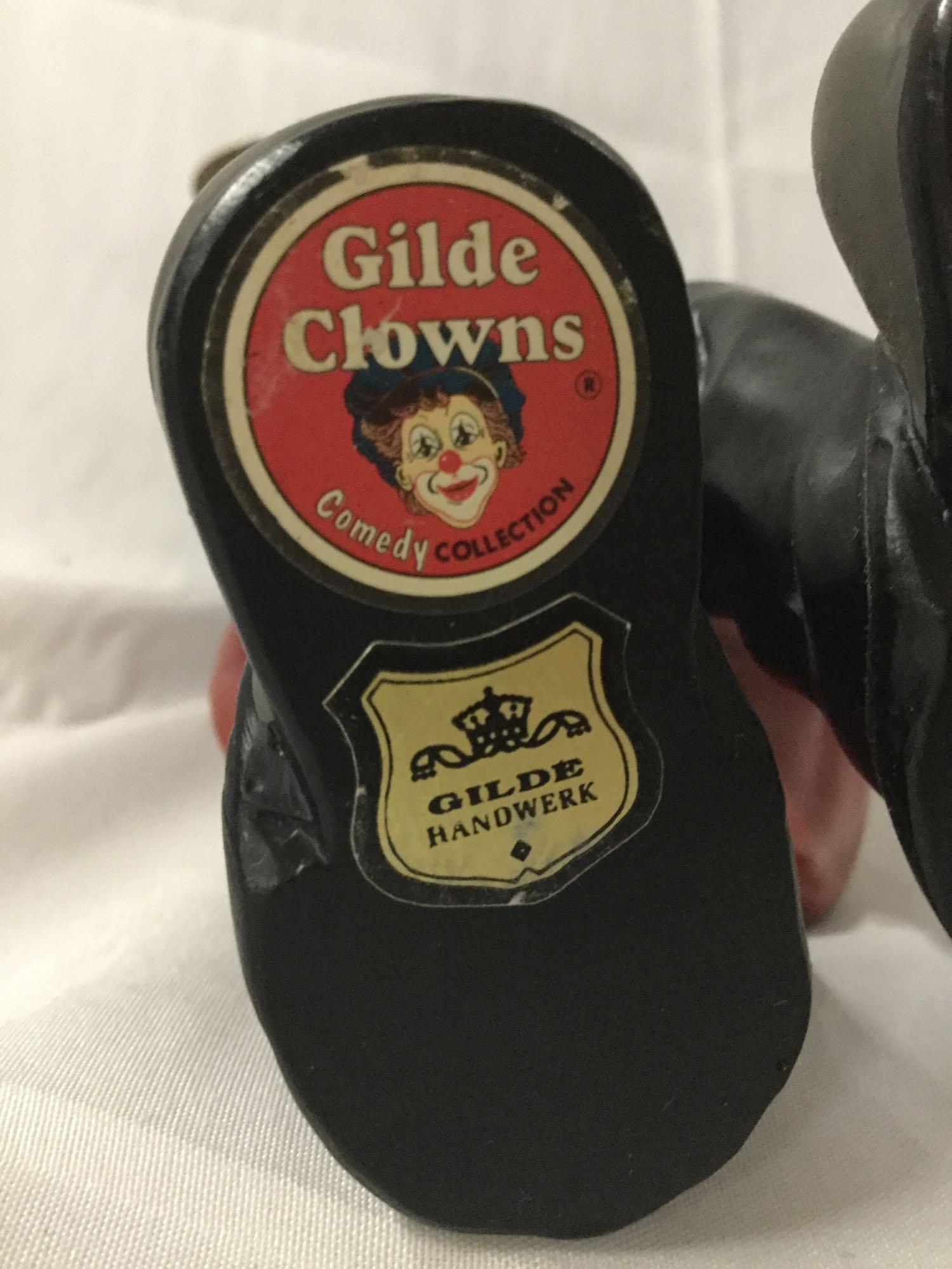 Set of 5 clown musician figures by Gilde Clowns Handwerk, Made in Germany,