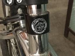 Vintage 90s Mongoose Convict BMX bike with Chrome Frame, with pegs. 35 inches tall