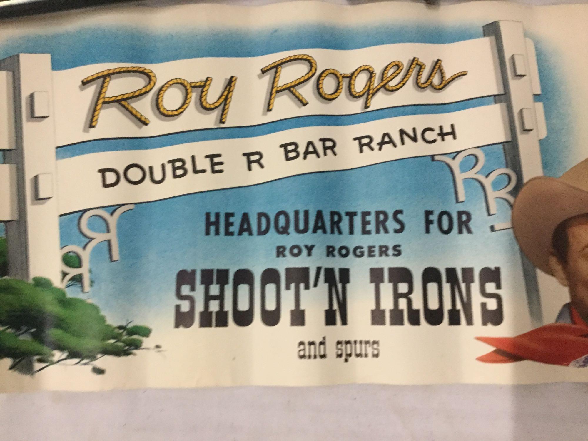 Collection of Roy Rogers memorabilia incl. 60's Marx Roy Rogers big game rifle cap gun & more!