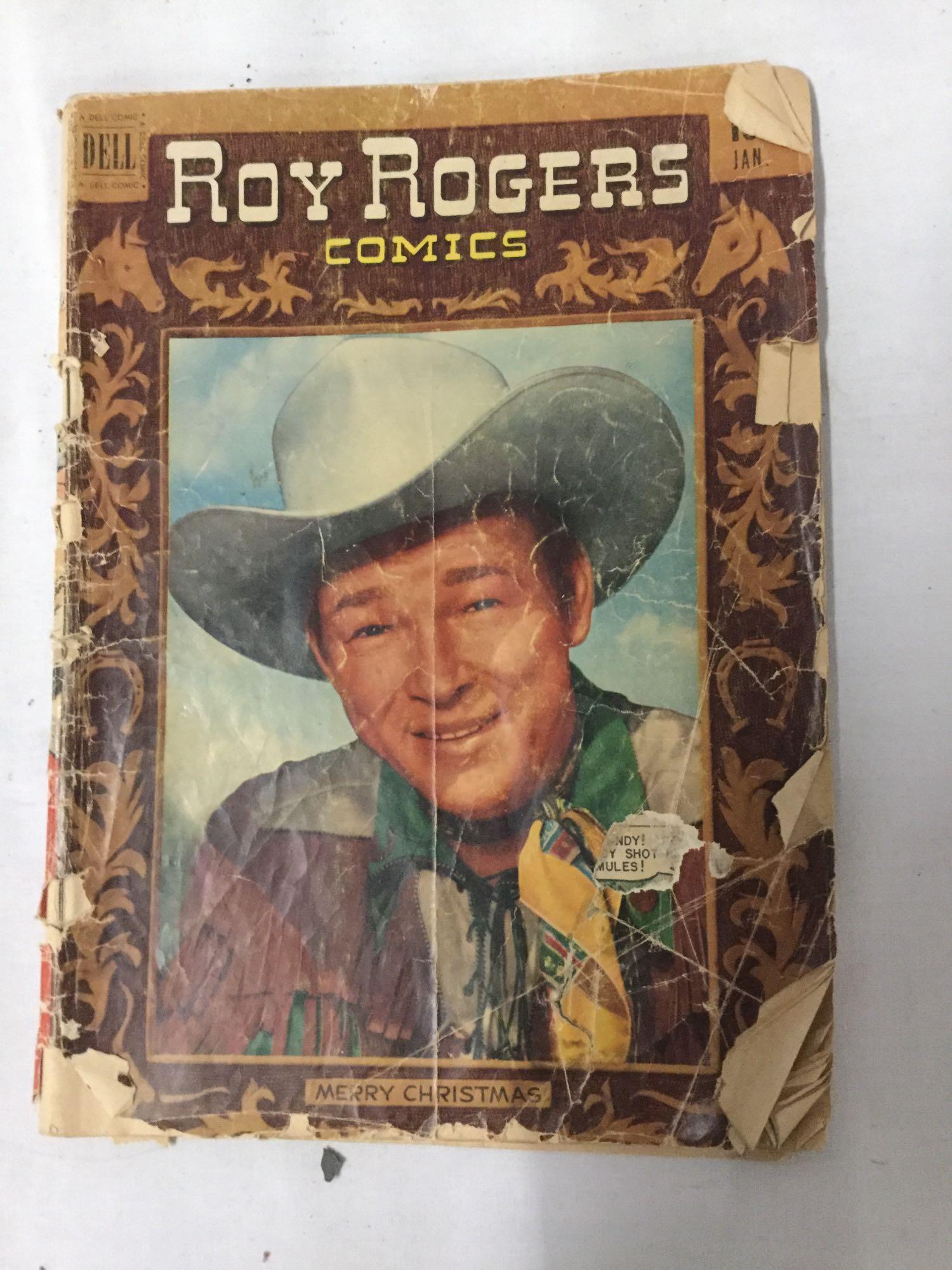 Collection of Roy Rogers memorabilia incl. 60's Marx Roy Rogers big game rifle cap gun & more!