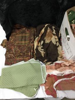 Huge fabric/upholstery collection. Many different styles, patterns and thicknesses.