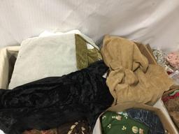 Huge fabric/upholstery collection. Many different styles, patterns and thicknesses.
