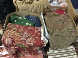 Huge fabric/upholstery collection. Many different styles, patterns and thicknesses.