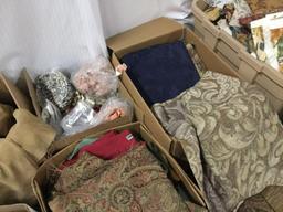 Huge fabric/upholstery collection. Many different styles, patterns and thicknesses.